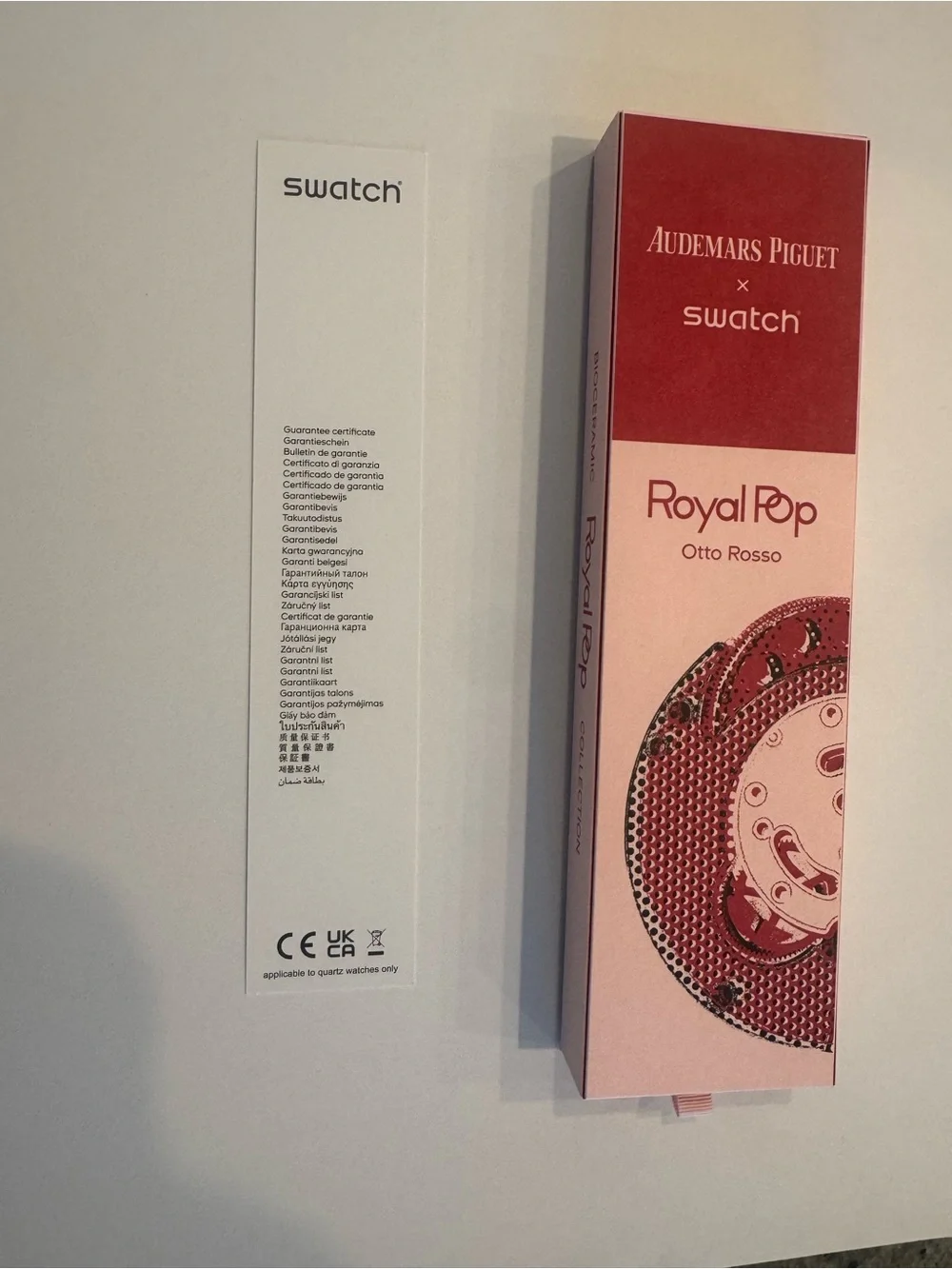Swatch Royal Pop Otto Rosso Box - Red and Pink